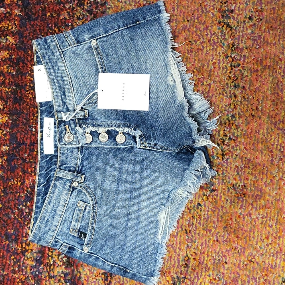 NWT KanCan Button Fly Cutoffs